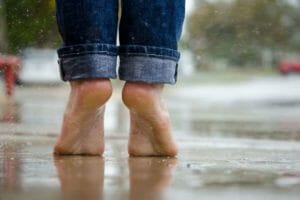 how to save feet in rainy season