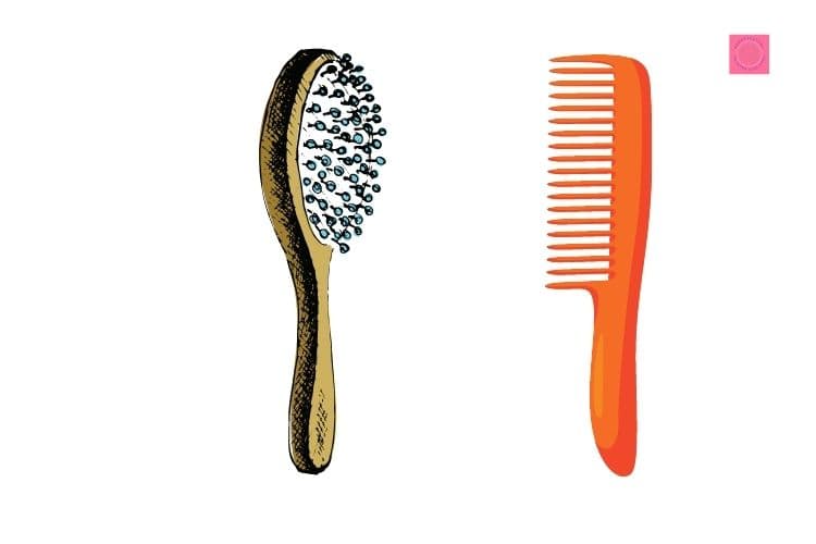 how to clean wooden hair brushes?