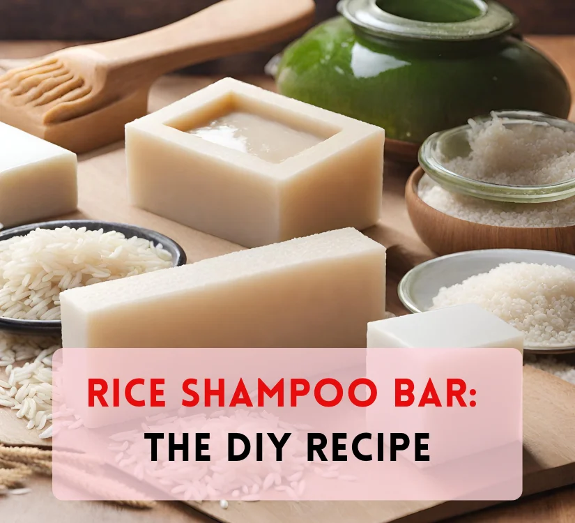How to make rice shampoo bar