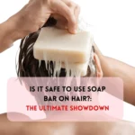 Can you use soap bar as shampoo