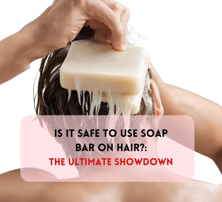 Can you use soap bar as shampoo