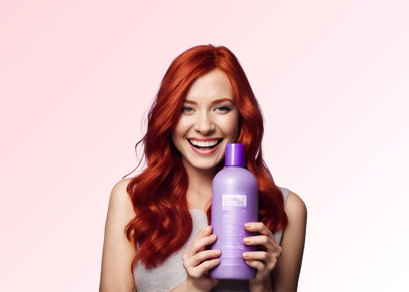 Purple shampoo and redhead