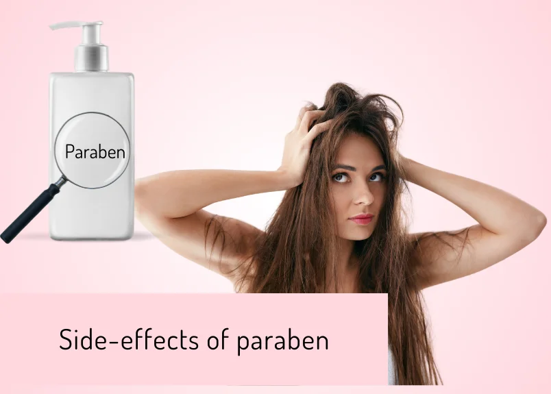woman worried bcaue of the side-effects on paraben.