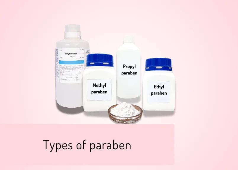 Common types of paraben