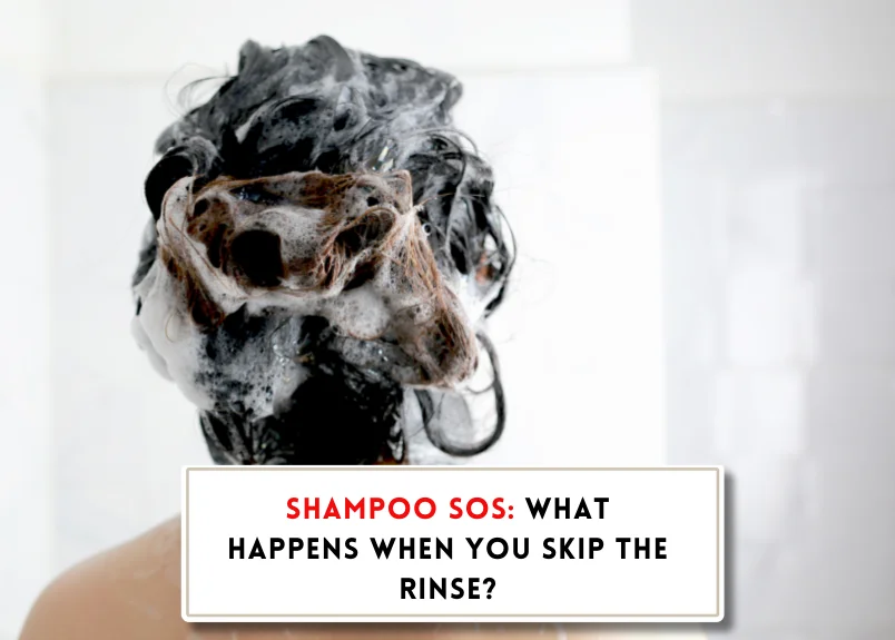 What happens if you leave shampoo on hair?