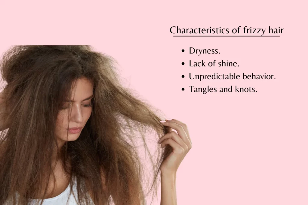 Characteristics of frizzy hair