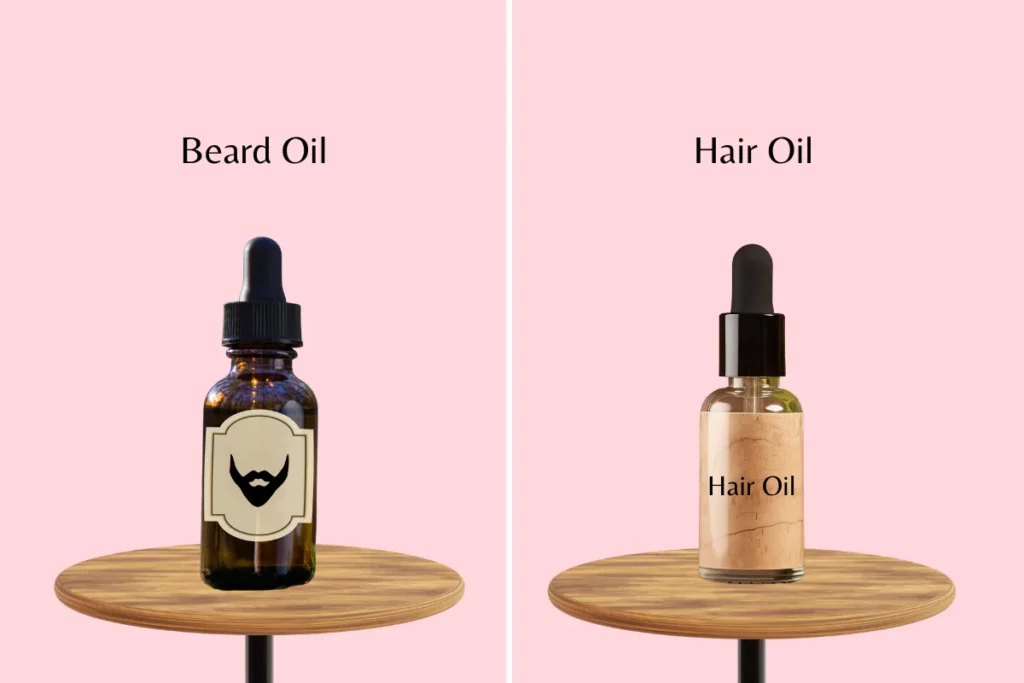 Differences between beard oil and hair oil