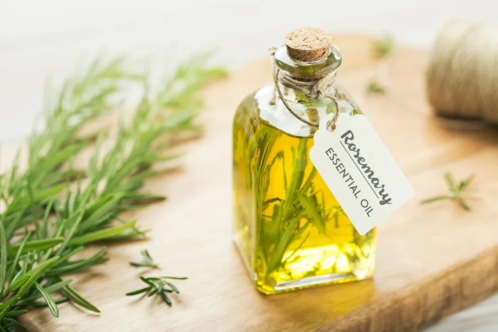 How long can you leave rosemary oil in your hair?