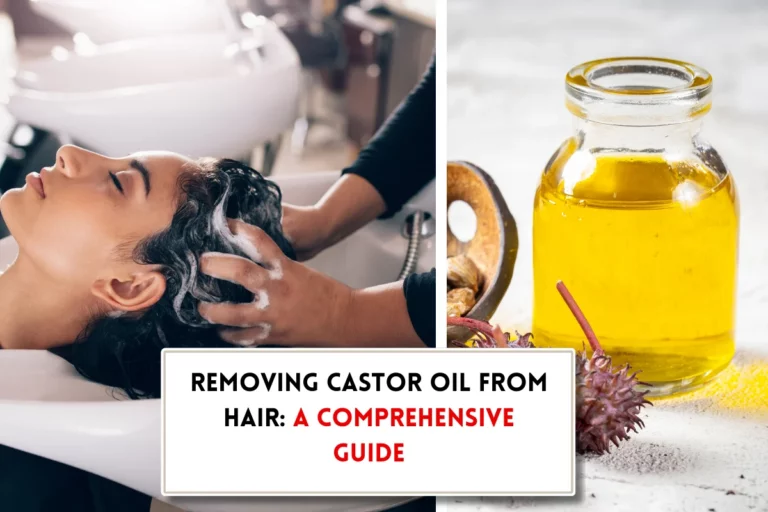 How to get castor oil out of hair?