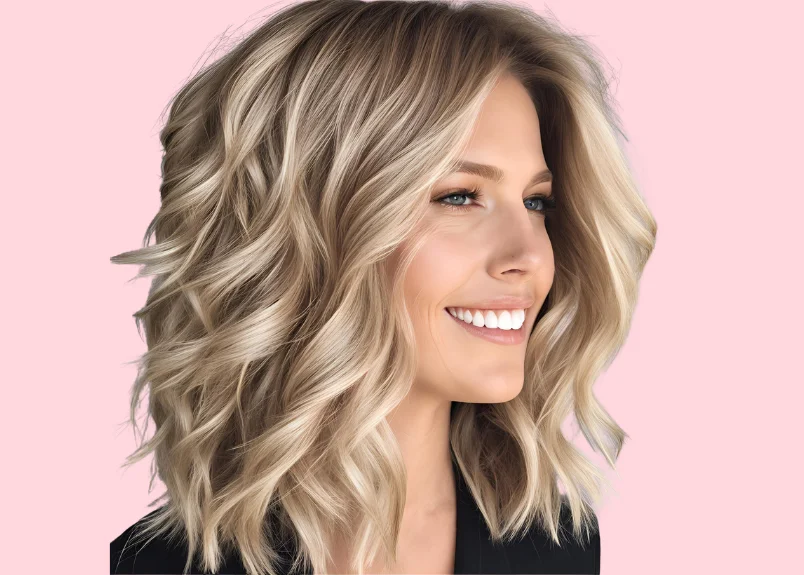 Sandy blonde hair- a timeless tone