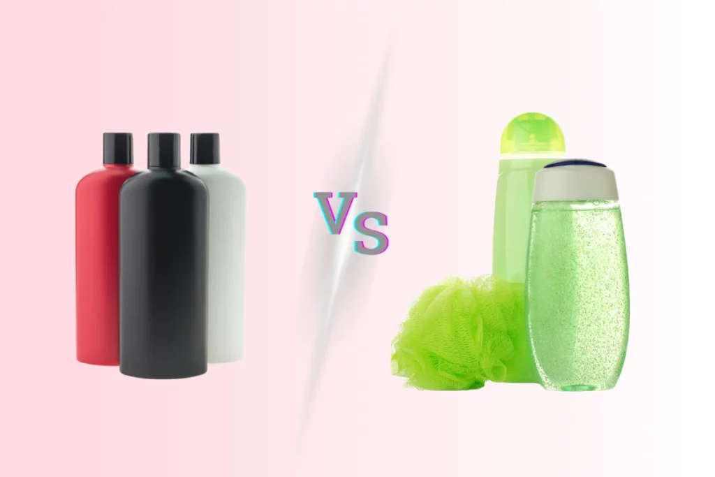 Shampoo vs. Shower gel