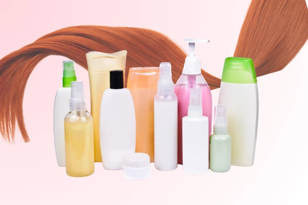 The evolution of shampoo-shaampoo bottles with hair