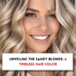 What is sandy hair color?