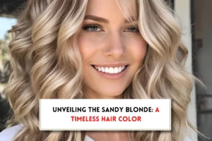 What is sandy hair color?