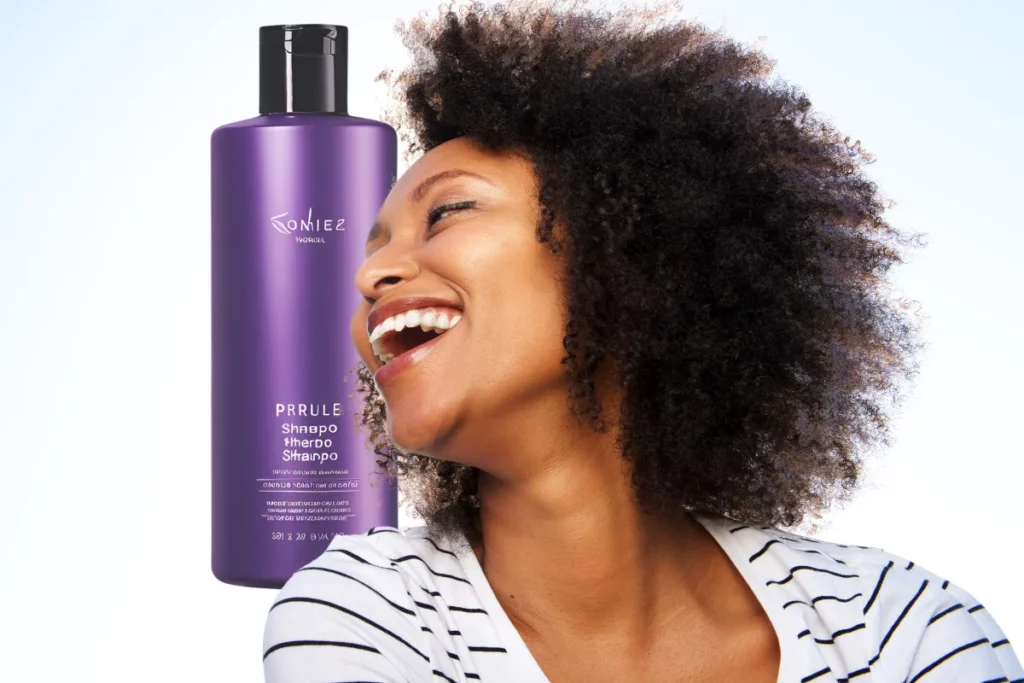 What does purple shampoo do to black hair?