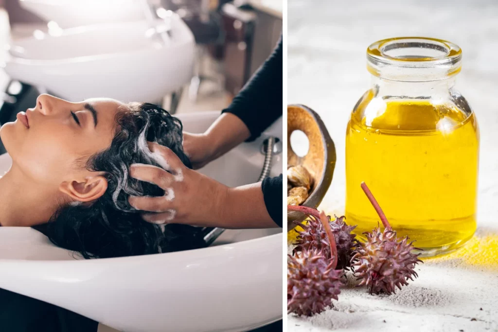 How to get castor oil out of hair?