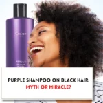 What does purple shampoo do to black hair?