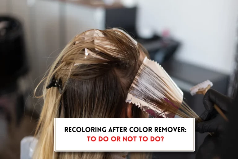 Can I dye my hair after using color remover?