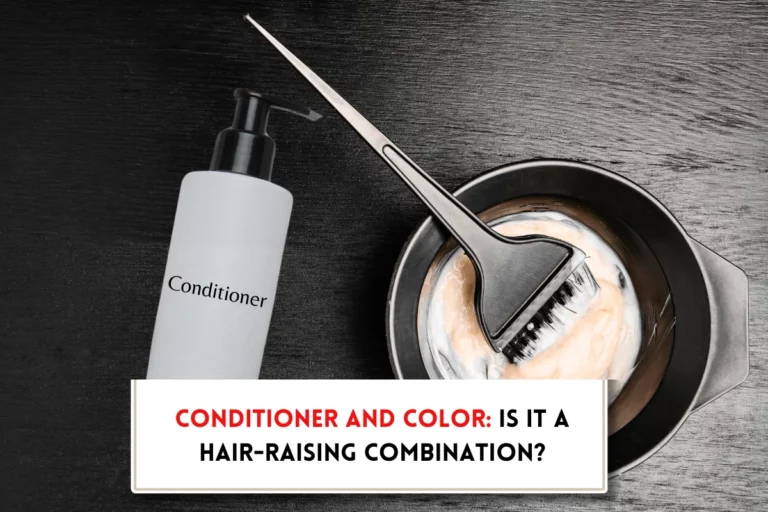 Can I mix hair color with conditioner?