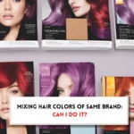 Can I mix two hair colors from the same brand