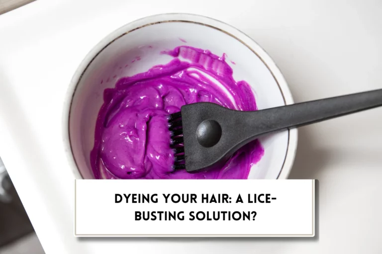 Can hair color kill lice?