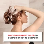 Do you shampoo after Ion Permanent Hair Color?