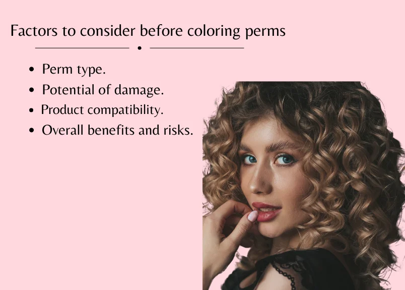 Factors to consider before coloring perms