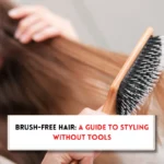 How to brush hair without brush?