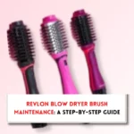 How to clean a Revlon hair dryer brush?