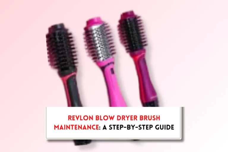 How to clean a Revlon hair dryer brush?