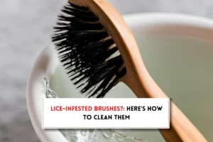 How to clean hair brushes after lice?