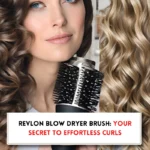 How to curl hair with Revlon blow dryer brush?