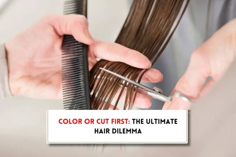 Should you cut or color your hair first