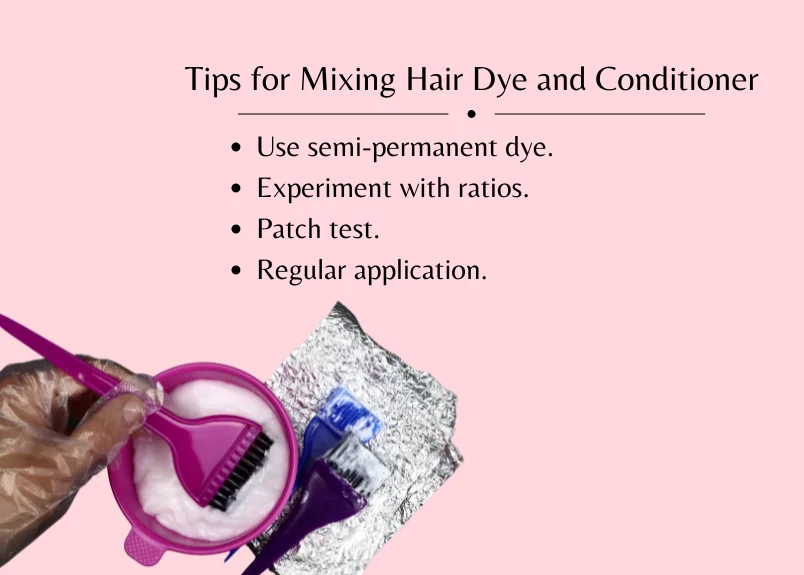 Tips for Mixing Hair Dye and Conditioner