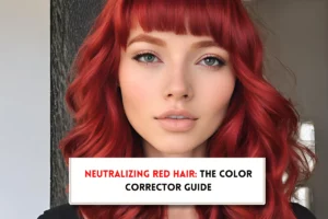 What color cancels out red hair