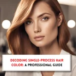 What is a single process color for hair?