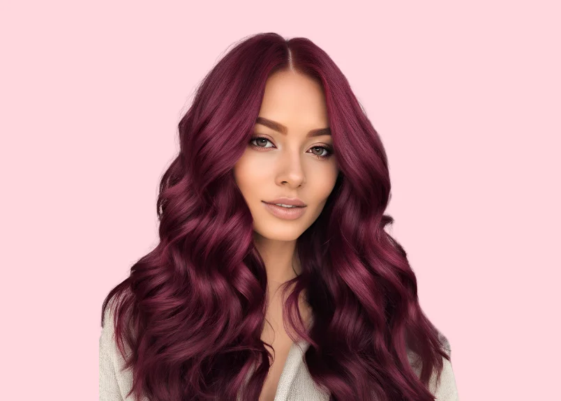 What is burgundy hair color?