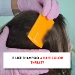 Will lice shampoo strip hair color?