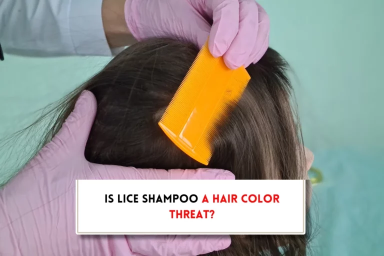 Will lice shampoo strip hair color?