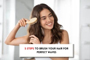 How to brush your hair for waves?