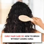 How to brush curly hair without losing curls?