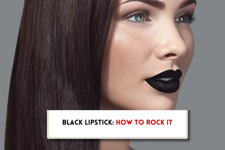 Beautiful lady wearing black lipstick, "How to wear black lipstick best look?"