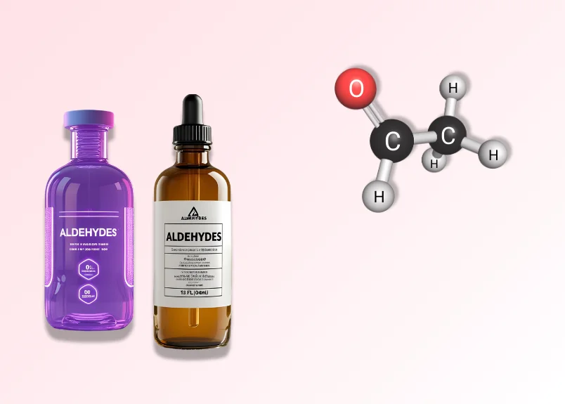 Aldehyde bottles and its chemical formula