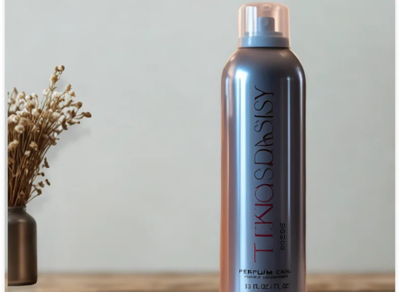Body spray on a table