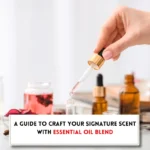 Perfume making with essential oils and text showing, "how to make perfume from essential oils?"