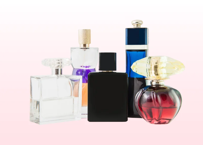 Different perfume bottles
